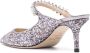 Jimmy Choo Zilveren Glitter Puntige Neus Platte Schoenen Gray Dames - Thumbnail 6