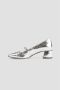 Jimmy Choo Zilveren Leren Pumps met Band Gray Dames - Thumbnail 4