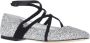 Jimmy Choo Zilveren Platte Schoenen Elegante Stijl White Dames - Thumbnail 2