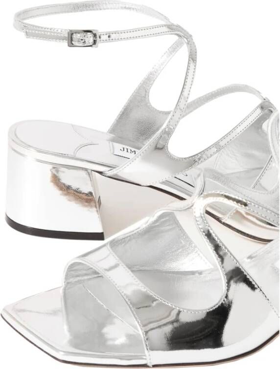 Jimmy Choo Zilveren Sandalen voor Vrouwen Gray Dames