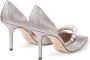 Jimmy Choo Zilverkleurige pumps met hak en pareldetails Pink Dames - Thumbnail 2