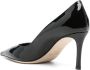 Jimmy Choo Zwart Beige Textiel Vernice Salon Black Dames - Thumbnail 2