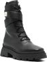 Jimmy Choo Zwarte Kalfsleren Dikke Rubberen Zool Veterschoen Black Dames - Thumbnail 2