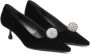 Jimmy Choo Zwarte Kristal Pomp Schoenen Black Dames - Thumbnail 8