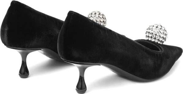 Jimmy Choo Zwarte Kristal Pomp Schoenen Black Dames