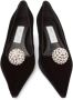 Jimmy Choo Zwarte Kristal Pomp Schoenen Black Dames - Thumbnail 10