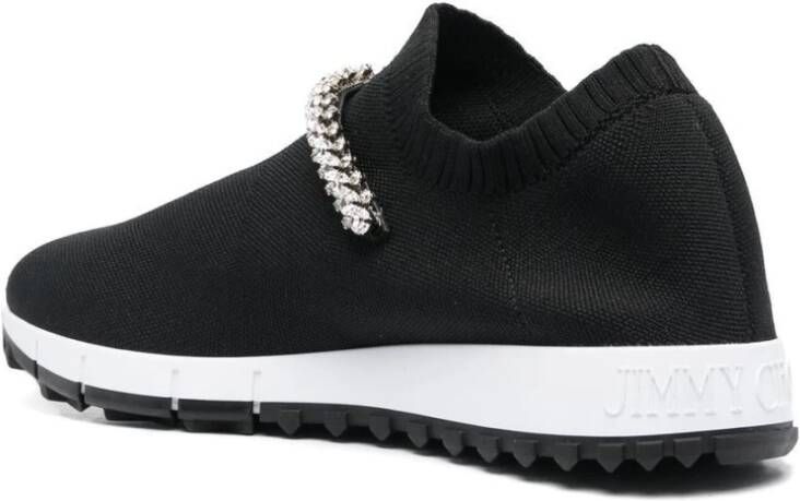 Jimmy Choo Zwarte Kristal Verona Stijlvolle Schoenen Black Dames