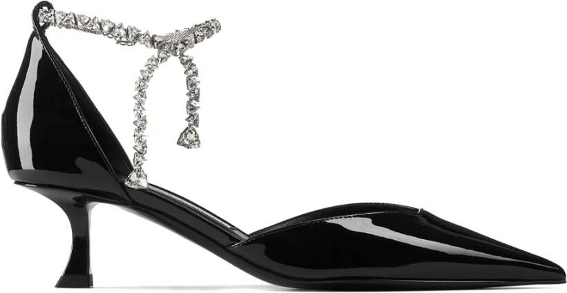 Jimmy Choo Zwarte Lakleren Hakken Black Dames