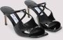 Jimmy Choo Zwarte Lakleren Pantoffels Black Dames - Thumbnail 3