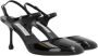 Jimmy Choo Zwarte Lakleren Slingback Hakken Black Dames - Thumbnail 2