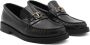 Jimmy Choo Zwarte Leren Flats met Kettingdetail Black Dames - Thumbnail 6