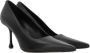 Jimmy Choo Zwarte leren hakken met iconisch monogram Black Dames - Thumbnail 2