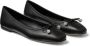 Jimmy Choo Zwarte leren platte schoenen met strikdetail Black Dames - Thumbnail 6