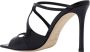 Jimmy Choo Zwarte Leren Stiletto Sandalen Black Dames - Thumbnail 3