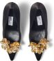 Jimmy Choo Zwarte Metalen Pumps Ixia Stijl Black Dames - Thumbnail 4