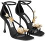 Jimmy Choo Zwarte Metalen Sandalen Black Dames - Thumbnail 2