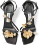 Jimmy Choo Zwarte Metalen Sandalen Black Dames - Thumbnail 4