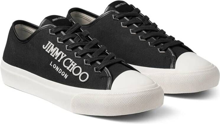 Jimmy Choo Zwarte Palmamcyeb Sneakers Black Heren