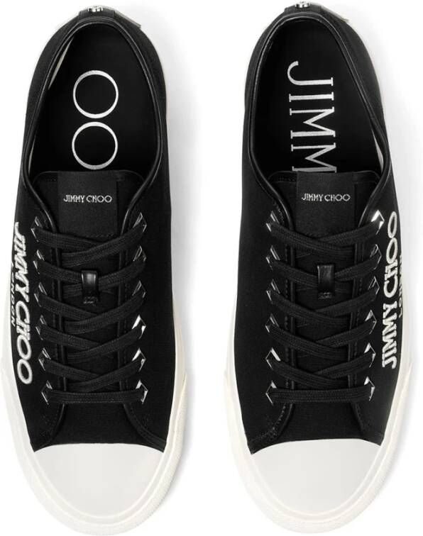 Jimmy Choo Zwarte Palmamcyeb Sneakers Black Heren