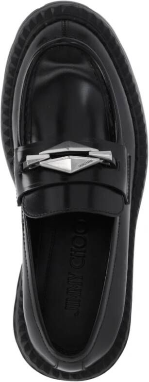 Jimmy Choo Zwarte Platte Schoenen Elegant Stijl Black Dames