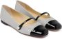 Jimmy Choo Elegante Zwarte Zilveren Ballerina Flats White Dames - Thumbnail 2