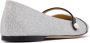 Jimmy Choo Elegante Zwarte Zilveren Ballerina Flats White Dames - Thumbnail 3