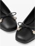 Jimmy Choo Zwarte platte schoenen met versierde strik Black Dames - Thumbnail 4