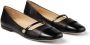 Jimmy Choo Zwarte platte schoenen met vierkante neus Black Dames - Thumbnail 5