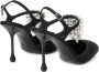 Jimmy Choo Zwarte Slingback Pumps met Kristal Black Dames - Thumbnail 3