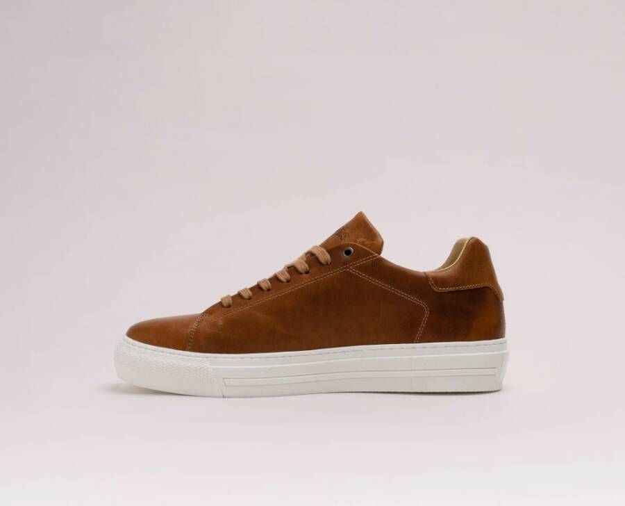 JoDis Klassieke Cognac Sneaker Brown Heren