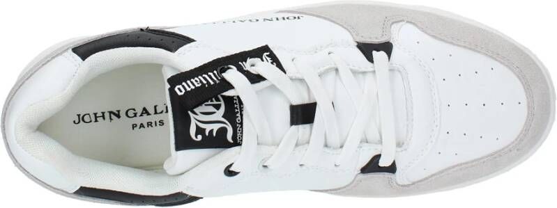 John Galliano Sneakers Wit White Heren