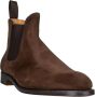 John Lobb Donkerbruine Suède Stijlvolle Schoenen Brown Heren - Thumbnail 2