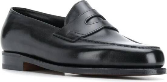 John Lobb Loafers Black Heren