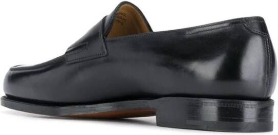 John Lobb Loafers Black Heren