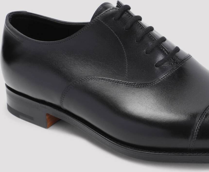 John Lobb Zwarte City II Urban Sneakers Black Heren