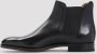 John Lobb Zwarte Enkellaarzen met Textuurdetails Black Heren - Thumbnail 2