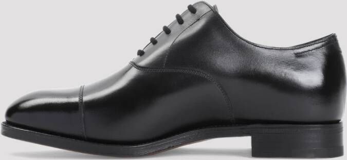 John Lobb Zwarte Enkellaarzen voor Mannen Black Heren