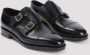 John Lobb Zwarte Leren Enkellaarzen Black Heren - Thumbnail 3