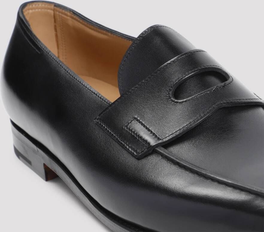 John Lobb Zwarte Lopez Loafer Schoenen Black Heren