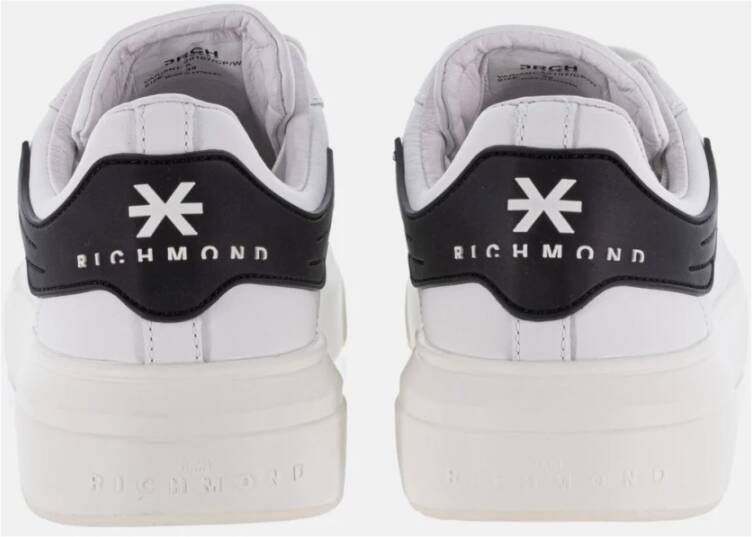 John Richmond Action Leren Sneakers White Dames