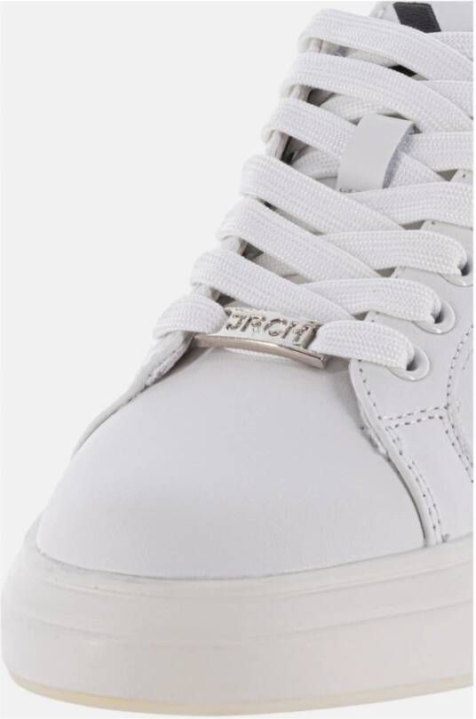 John Richmond Action Leren Sneakers White Dames