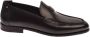 John Richmond Metalen Logo Loafer Lage Hak Brede Band Black Heren - Thumbnail 3