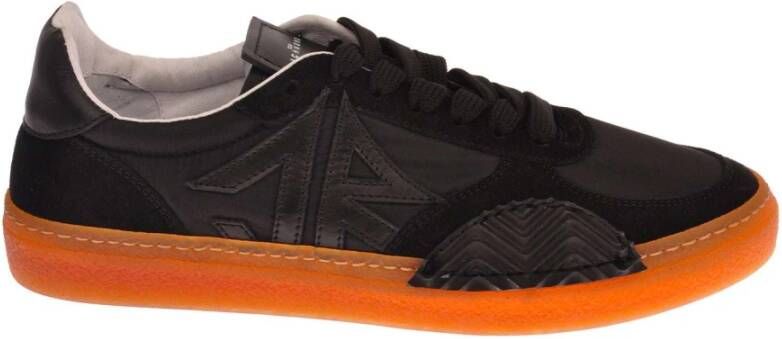 John Richmond Sneakers met geborduurd logo en rubberen zool Black Heren