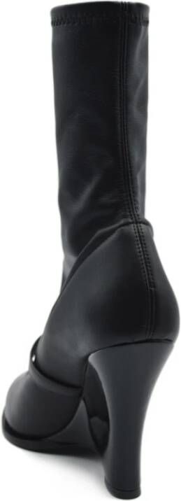 John Richmond Stijlvolle Tronchetto Laarzen met 10cm Hak Black Dames