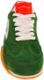 John Richmond Tricolor Logo Sneakers Ronde Neus Rubberen Zool Green Heren - Thumbnail 3