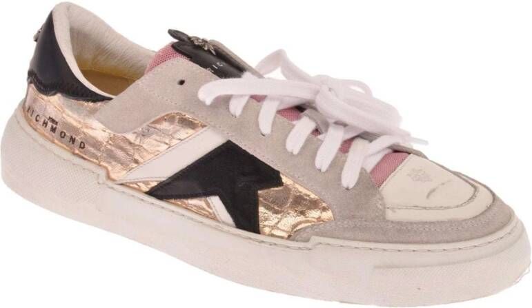 John Richmond Tricolor Side Print Sneakers Multicolor Dames