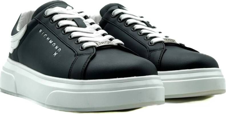 John Richmond Zwarte Sneakers Model 20007 Black Heren