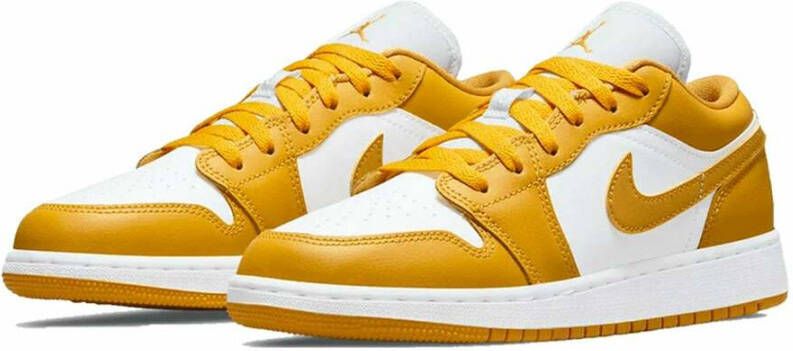 Jordan Lage gele witte sneakers voor kinderen Geel Dames