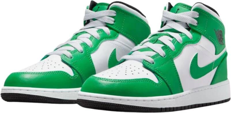 Jordan Lucky Green Mid Sneakers voor vrouwen Groen Dames