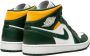 Jordan 1 Mid Heren Schoenen Green Leer Synthetisch - Thumbnail 4